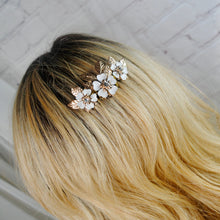 Load image into Gallery viewer, Cherry Blossom Hair Comb for Bride