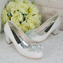 Load image into Gallery viewer, Cinderella Block Heel Bridal Shoes