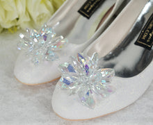 Load image into Gallery viewer, Cinderella Block Heel Bridal Shoes