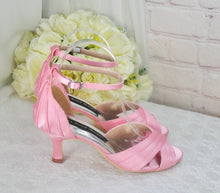 Load image into Gallery viewer, Pink Satin Sandals - Other Colours