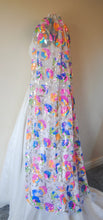 Load image into Gallery viewer, MulitColoured Floral Bridal Veil