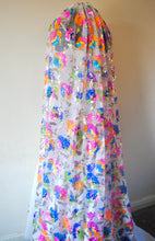 Load image into Gallery viewer, MulitColoured Floral Bridal Veil