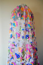 Load image into Gallery viewer, MulitColoured Floral Bridal Veil