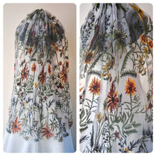 Load image into Gallery viewer, Autumn Flower Floral Veil, Beautiful Wedding Veil with Autumnal Embroidery
