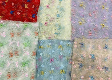 Load image into Gallery viewer, Embroidered Floral Bridal Veil, Unique Leaf Veil with 3D Silk Butterflies