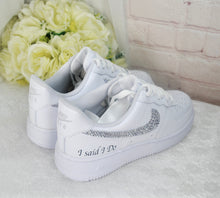 Load image into Gallery viewer, Personalised Nike Air Force 1 Trainers for Bride or Groom