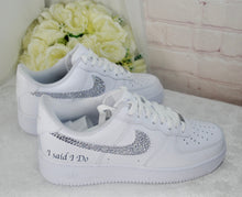 Load image into Gallery viewer, Personalised Nike Air Force 1 Trainers for Bride or Groom