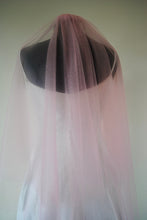 Load image into Gallery viewer, 2 Tier 100cm Fingertip Length Bridal Veil