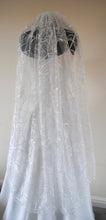 Load image into Gallery viewer, Morning Glory' embroidered veil