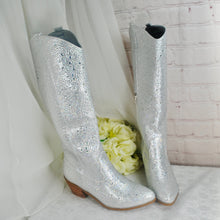 Load image into Gallery viewer, Swift Inspired Rhinestone Cowboy Boots
