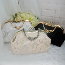 Load image into Gallery viewer, Vintage Wedding Handbag - Black