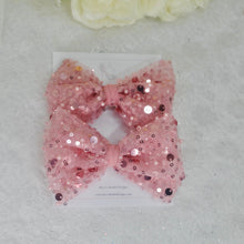 Load image into Gallery viewer, Shoe Bow Clips Sparkling Sequin Bridal Clip for Shoes