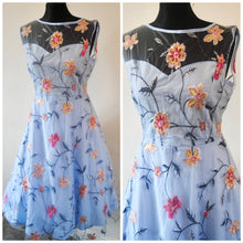 Load image into Gallery viewer, Embroidered Flower Tulle Dress - Other Colours