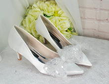 Load image into Gallery viewer, Shoe Bow Clips Sparkling Sequin Bridal Clip for Shoes
