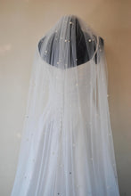 Load image into Gallery viewer, Pearl & Rhinestone Veil