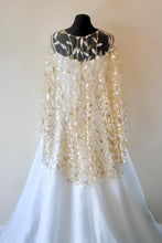Load image into Gallery viewer, Golden Leaf Dress Cover Cape