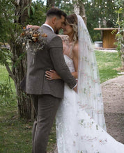 Load image into Gallery viewer, Meadow Flower Veil 90cm- 300cm