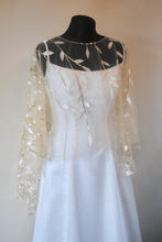 Load image into Gallery viewer, Golden Leaf Dress Cover Cape