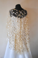 Load image into Gallery viewer, Golden Leaf Dress Cover Cape