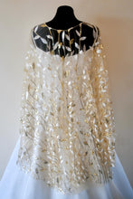Load image into Gallery viewer, Golden Leaf Dress Cover Cape