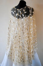 Load image into Gallery viewer, Golden Leaf Dress Cover Cape
