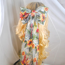 Load image into Gallery viewer, Autumn Floral Embroidered Bridal Bow