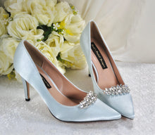 Load image into Gallery viewer, Something Blue 'Wedding Shoes', Size UK8