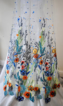 Load image into Gallery viewer, Floral Embroidered Wedding Veil - 120cm