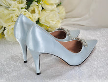 Load image into Gallery viewer, Something Blue 'Wedding Shoes', Size UK8