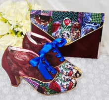 Load image into Gallery viewer, Beauty and the Beast Bridal Boots & Bag
