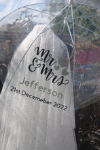 Load image into Gallery viewer, Personalised Clear Umbrella