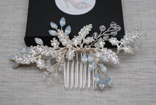 Load image into Gallery viewer, Opal Leaf Hair Comb