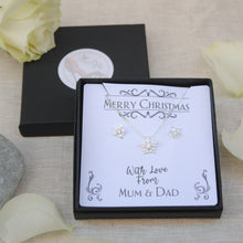 Load image into Gallery viewer, Snowflake Jewellery Gift Set