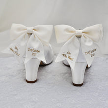 Load image into Gallery viewer, Personalised Bridal Shoe Clips