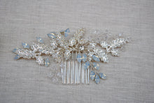 Load image into Gallery viewer, Opal Leaf Hair Comb