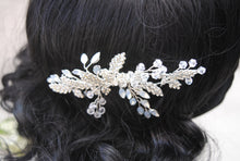 Load image into Gallery viewer, Opal Leaf Hair Comb