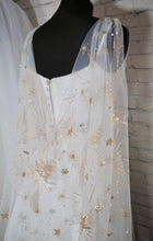 Load image into Gallery viewer, Luxury Celestial Wedding Cape