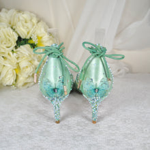 Load image into Gallery viewer, Sage Green Butterfly Shoes
