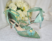 Load image into Gallery viewer, Sage Green Butterfly Shoes