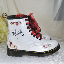 Load image into Gallery viewer, Personalised Bridal Combat Boots