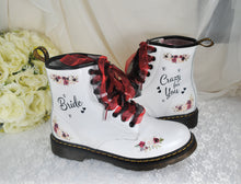 Load image into Gallery viewer, Personalised Bridal Combat Boots