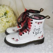 Load image into Gallery viewer, Personalised Bridal Combat Boots