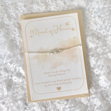 Load image into Gallery viewer, Gift Card with infinity Bracelet | Silver or Gold