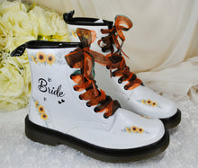 Load image into Gallery viewer, Personalised Bridal Combat Boots