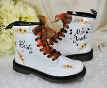 Load image into Gallery viewer, Personalised Bridal Combat Boots