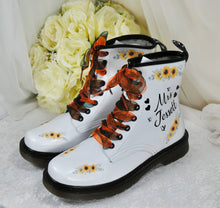 Load image into Gallery viewer, Personalised Bridal Combat Boots