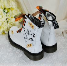 Load image into Gallery viewer, Personalised Bridal Combat Boots