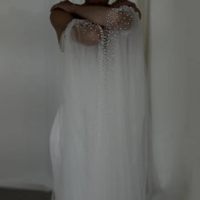 Load image into Gallery viewer, Bicep Bridal Wings | White, Ivory, Off White, Black