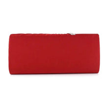 Load image into Gallery viewer, Bridal Satin Diamanté Clutch Bag | Various Colours