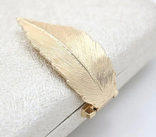Load image into Gallery viewer, Evening Clutch Bag with Leaf Clasp Detail | Various Colours